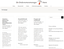 Tablet Screenshot of ondernemersmanagerveere.nl